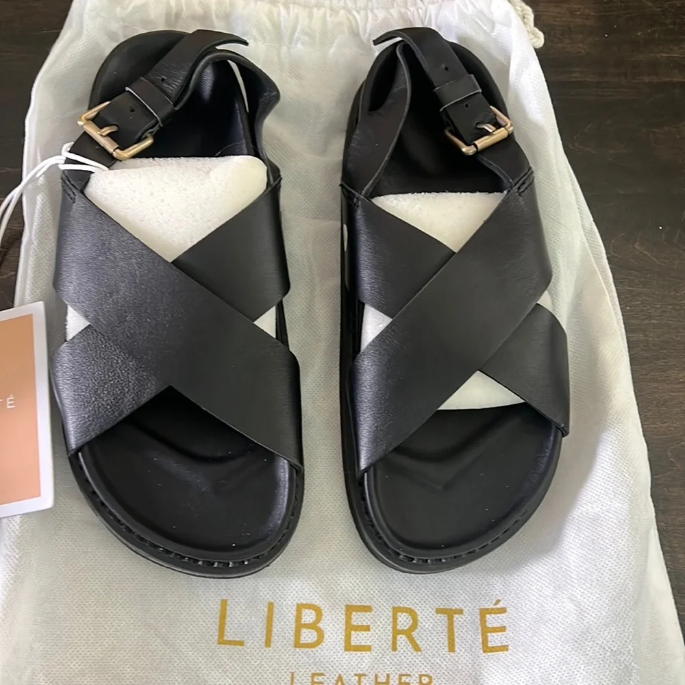 Liberte Capri chunky sandals size 38/7 - Picture 9 of 11